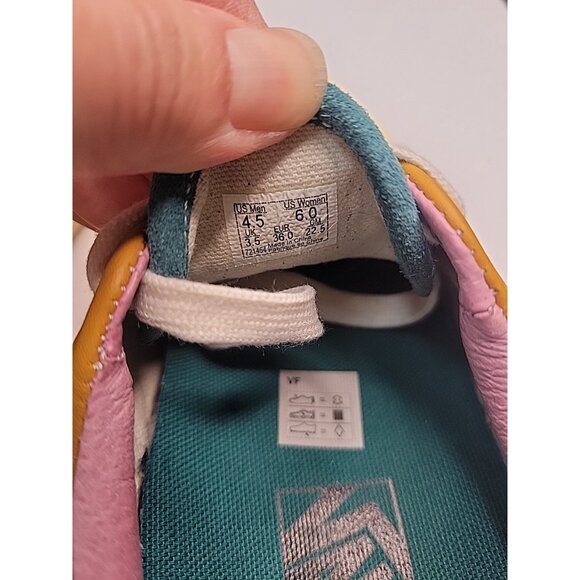 Vans Sneakers Era LX Suede Leather Rust Blue Pink Lace Up Sz Men 4.5 Women 6, EC - Picture 15 of 16